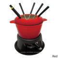 Cast Iron Cheese fondue sets - 11Piece